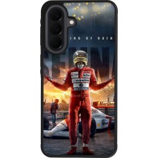 Samsung Galaxy A37 Case Hülle - Silikon schwarz Senna The King of Rain