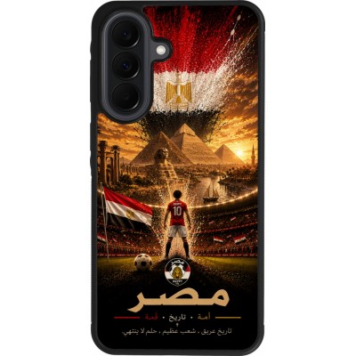 Samsung Galaxy A37 Case Hülle - Silikon schwarz Fussball Ägypten splash 2026