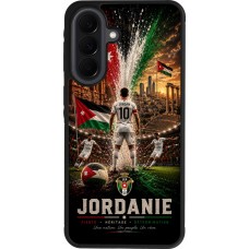 Samsung Galaxy A37 Case Hülle - Silikon schwarz Fussball Jordanien splash 2026