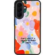 Coque Samsung Galaxy A37 - Silicone rigide noir Every day is a chance Spring 2026