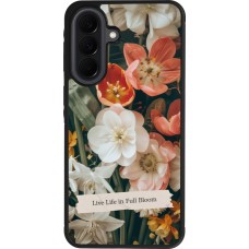 Coque Samsung Galaxy A37 - Silicone rigide noir Full Bloom Spring 2026