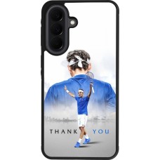 Coque Samsung Galaxy A37 - Silicone rigide noir Thank you Roger