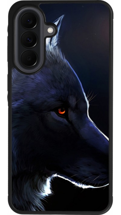 Coque Samsung Galaxy A37 - Silicone rigide noir Wolf Shape