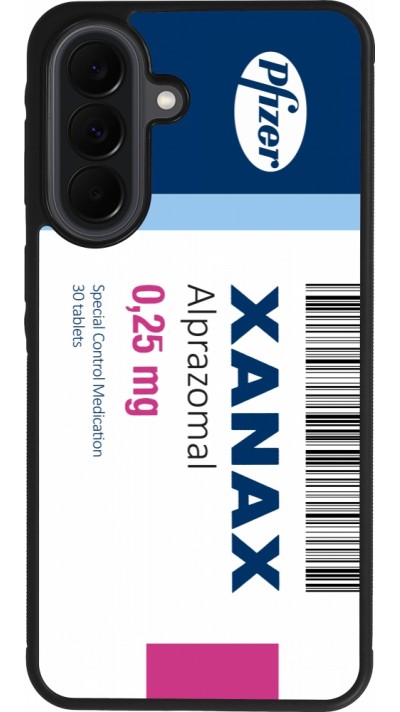 Coque Samsung Galaxy A37 - Silicone rigide noir Xanax Alprazolam 2025