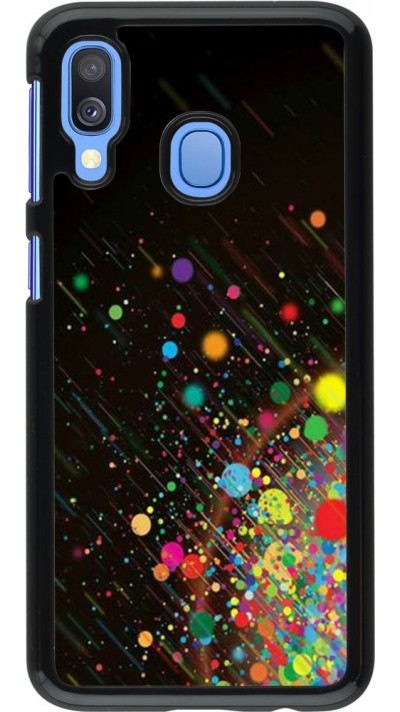 Coque Samsung Galaxy A40 - Abstract bubule lines