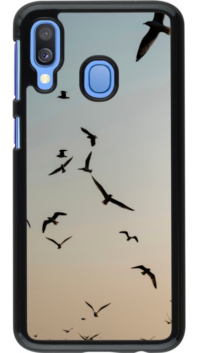 Coque Samsung Galaxy A40 - Autumn 22 flying birds shadow