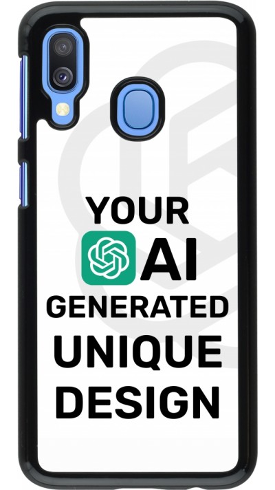 Coque Samsung Galaxy A40 - 100% unique générée par intelligence artificielle (AI) avec vos idées