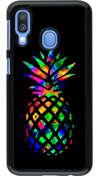 Hülle Samsung Galaxy A40 - Ananas Multi-colors