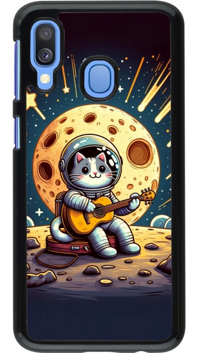 Coque Samsung Galaxy A40 - AstroCat RockLune