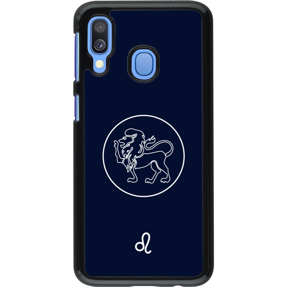 Samsung Galaxy A40 Case Hülle - Astrologie Löwe