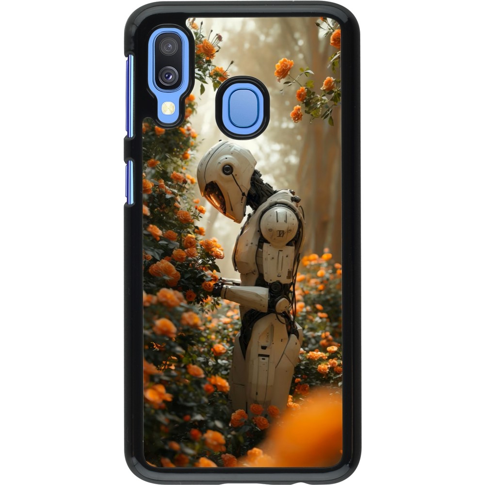Coque Samsung Galaxy A40 - Astronaut flowers 2025