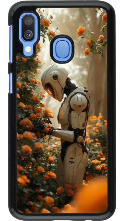 Coque Samsung Galaxy A40 - Astronaut flowers 2025