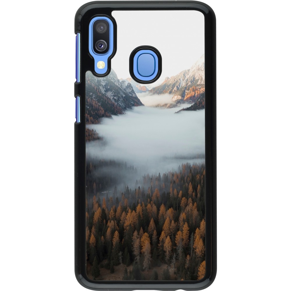 Samsung Galaxy A40 Case Hülle - Autumn 22 forest lanscape