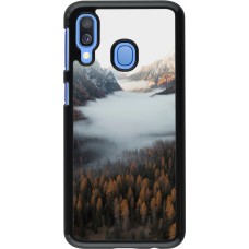 Samsung Galaxy A40 Case Hülle - Autumn 22 forest lanscape