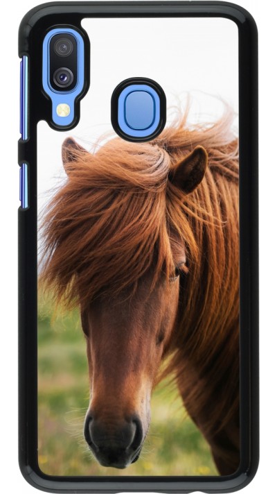 Coque Samsung Galaxy A40 - Autumn 22 horse in the wind