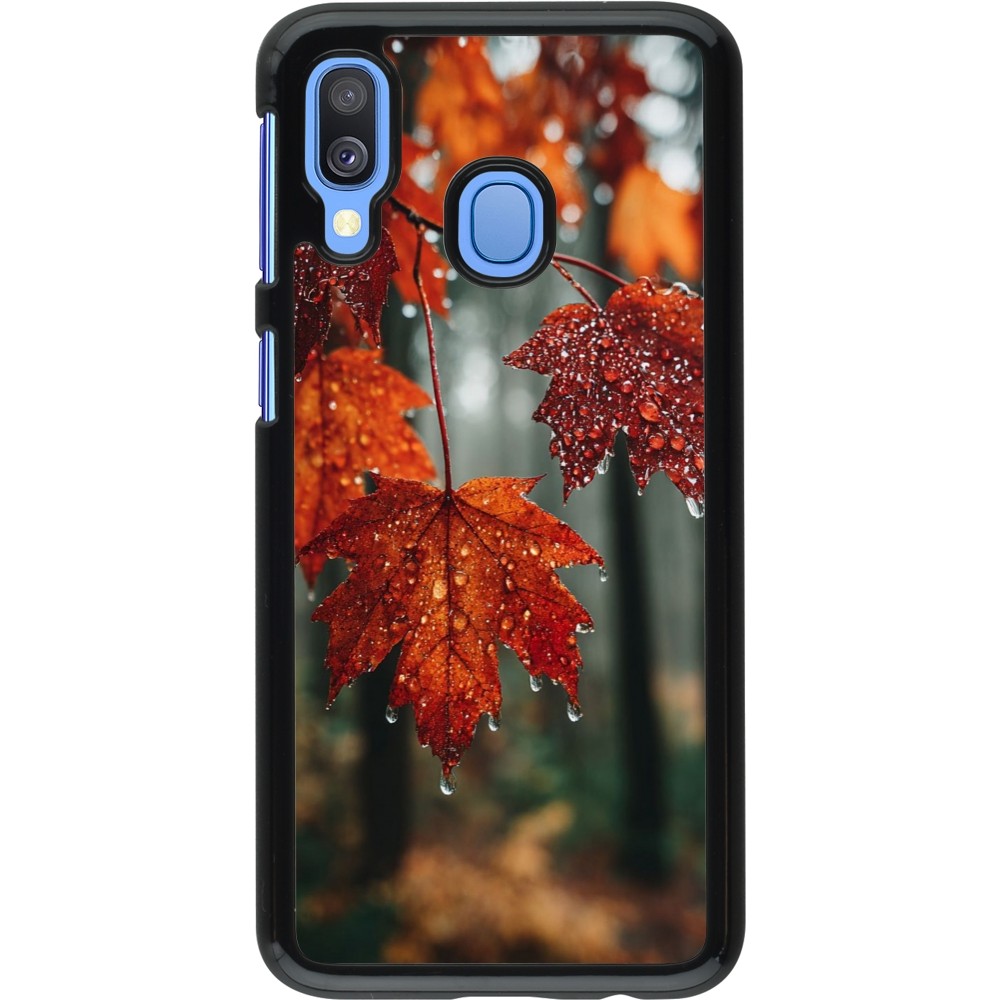 Samsung Galaxy A40 Case Hülle - Autumn 25 Rain