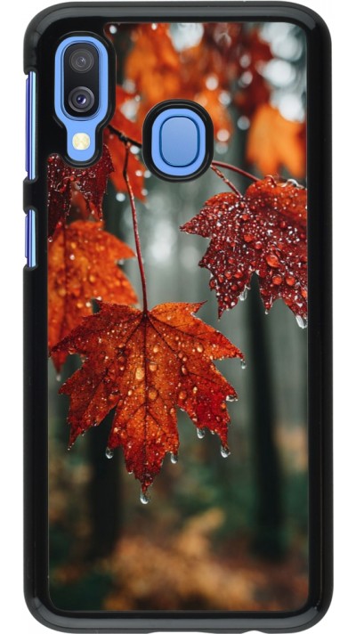 Samsung Galaxy A40 Case Hülle - Autumn 25 Rain