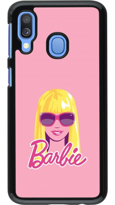 Samsung Galaxy A40 Case Hülle - Barbie Head