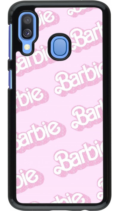 Samsung Galaxy A40 Case Hülle - Barbie light pink pattern