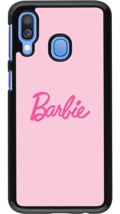 Samsung Galaxy A40 Case Hülle - Barbie Text