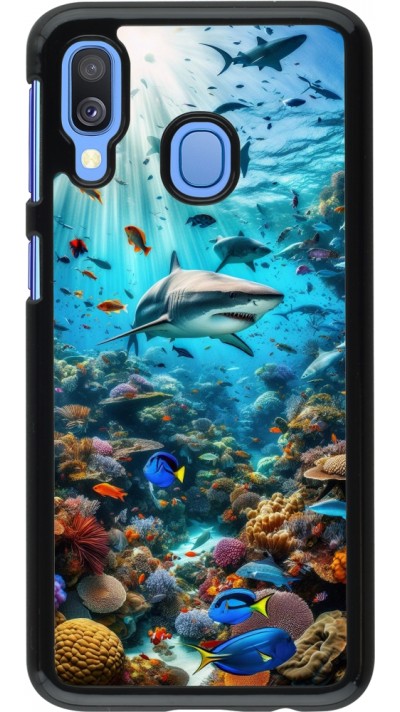 Samsung Galaxy A40 Case Hülle - Bora Bora Meer und Wunder