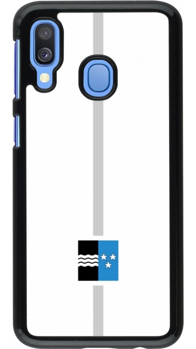 Samsung Galaxy A40 Case Hülle - Kanton AG weiss