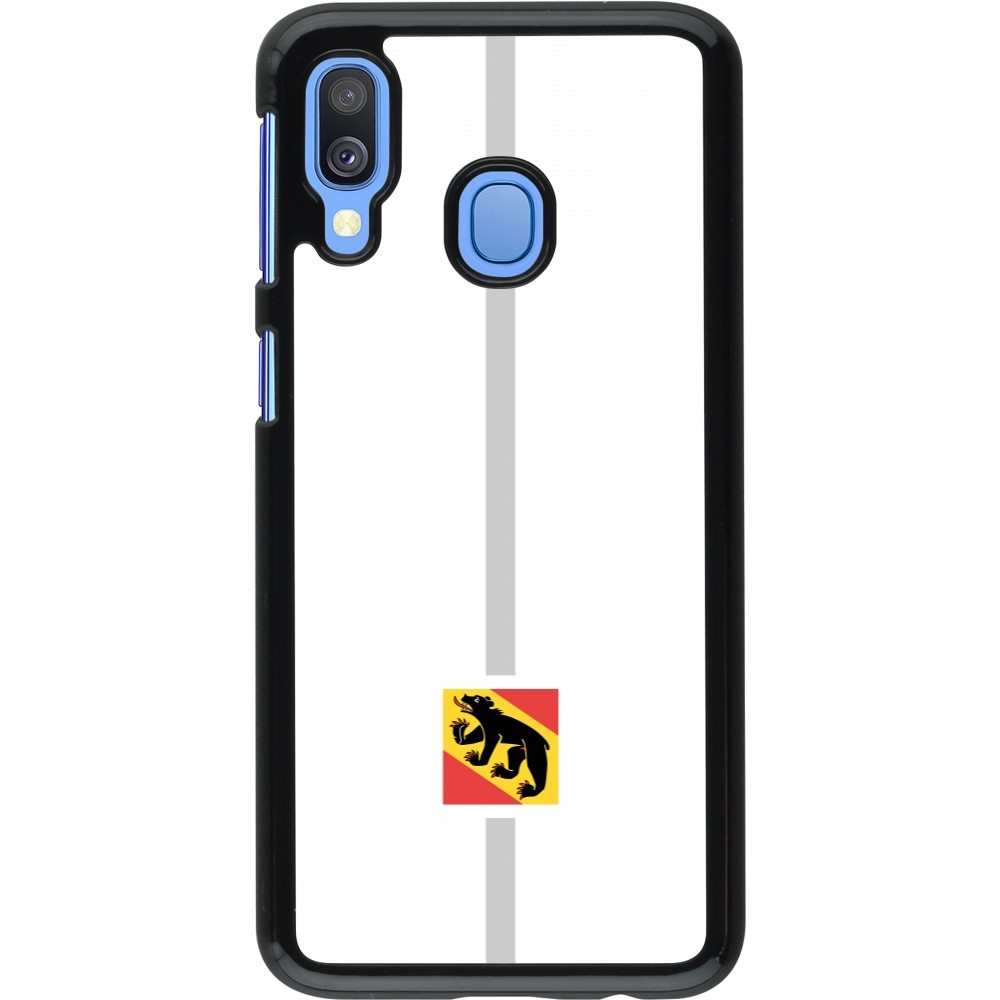 Samsung Galaxy A40 Case Hülle - Kanton BE weiss