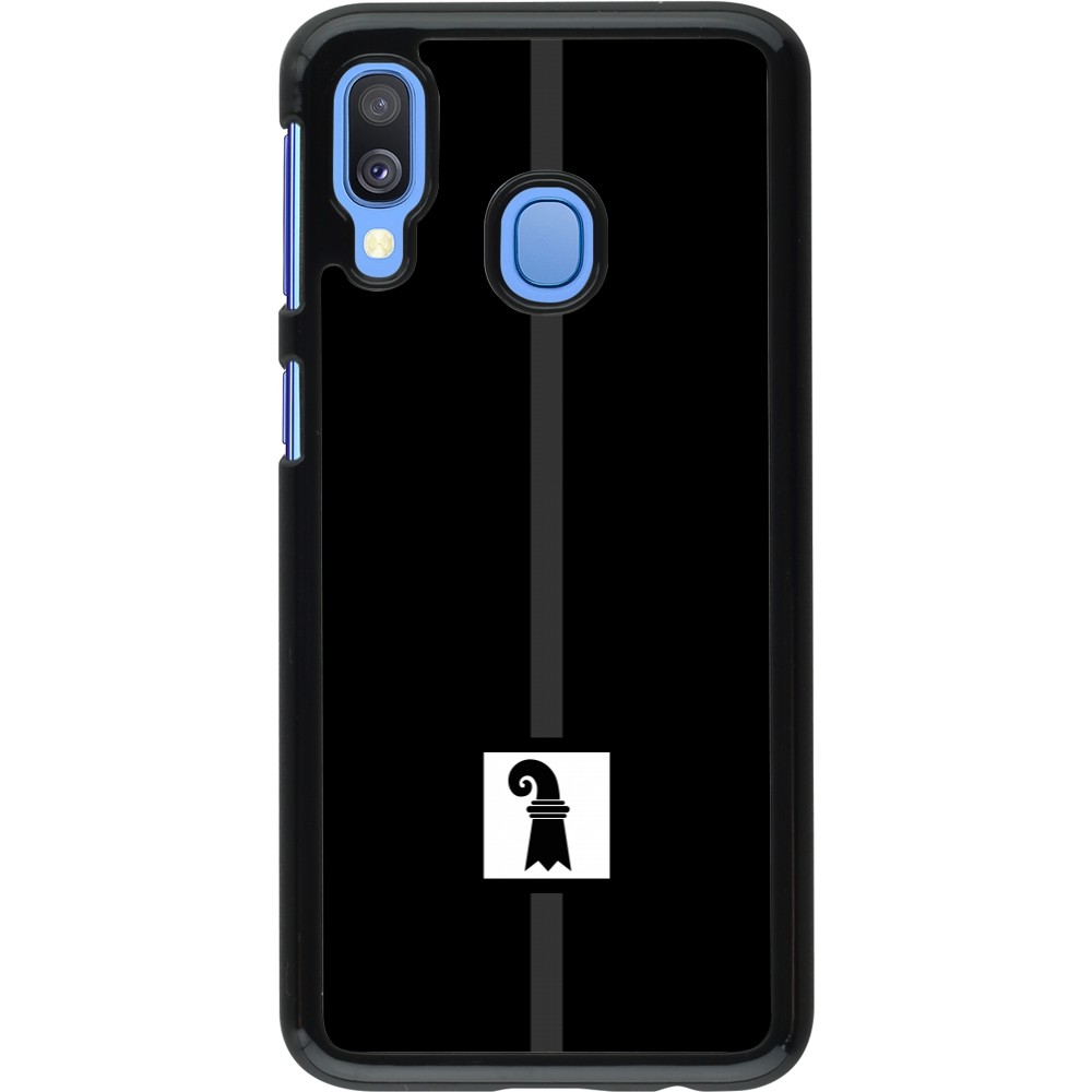 Samsung Galaxy A40 Case Hülle - Kanton BS schwarz