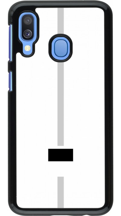 Samsung Galaxy A40 Case Hülle - Kanton FR weiss