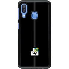 Samsung Galaxy A40 Case Hülle - Kanton GR schwarz