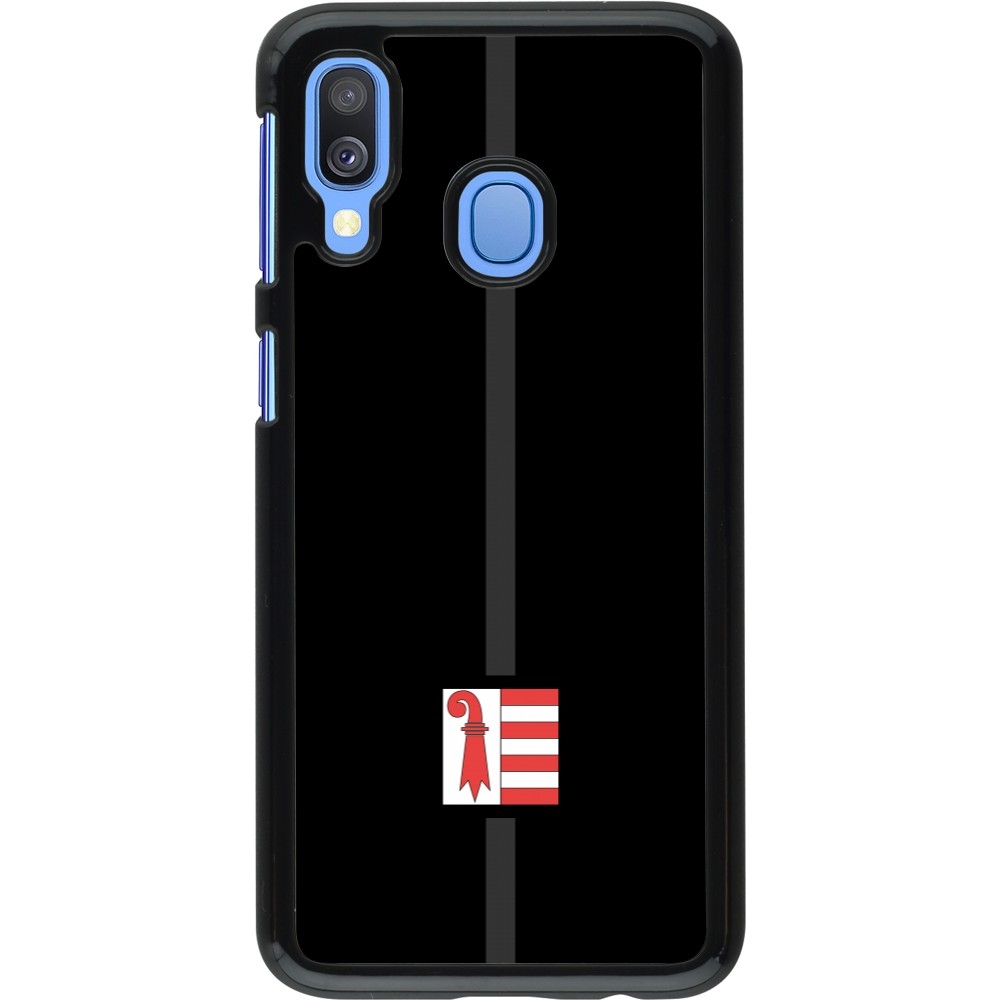Samsung Galaxy A40 Case Hülle - Kanton JU schwarz