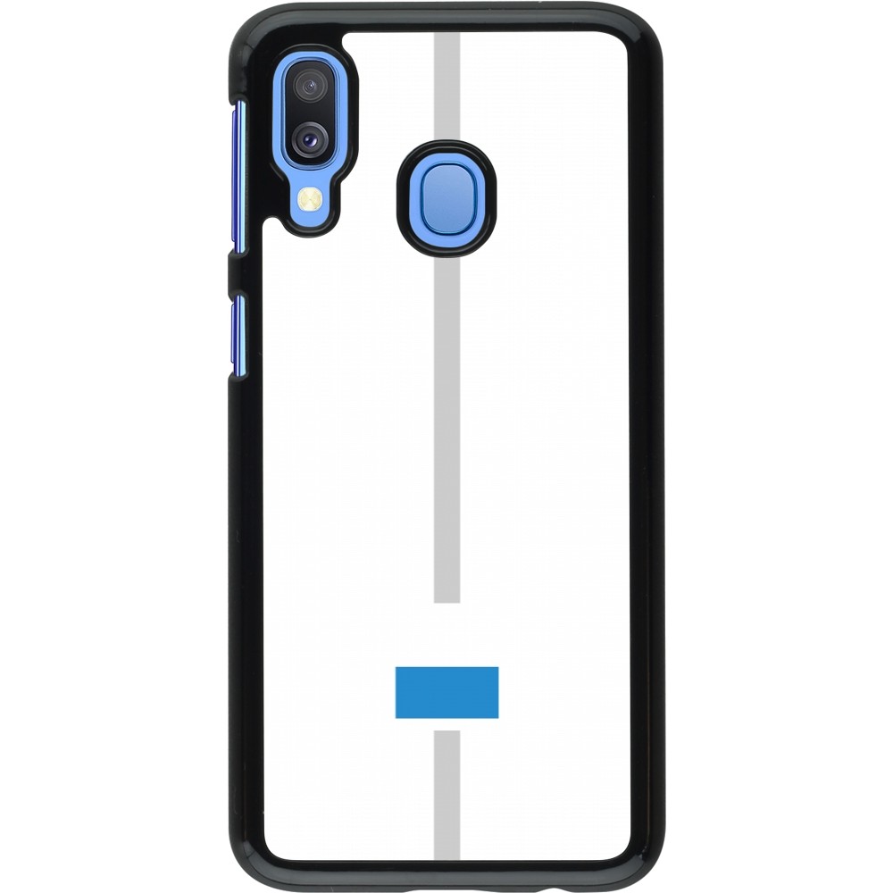 Samsung Galaxy A40 Case Hülle - Kanton LU weiss