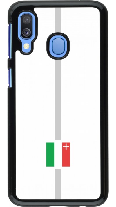 Samsung Galaxy A40 Case Hülle - Kanton NE weiss