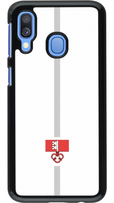 Samsung Galaxy A40 Case Hülle - Kanton OW weiss