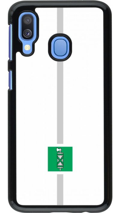Samsung Galaxy A40 Case Hülle - Kanton SG weiss