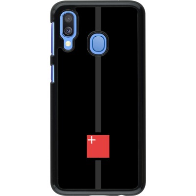 Samsung Galaxy A40 Case Hülle - Kanton SZ schwarz