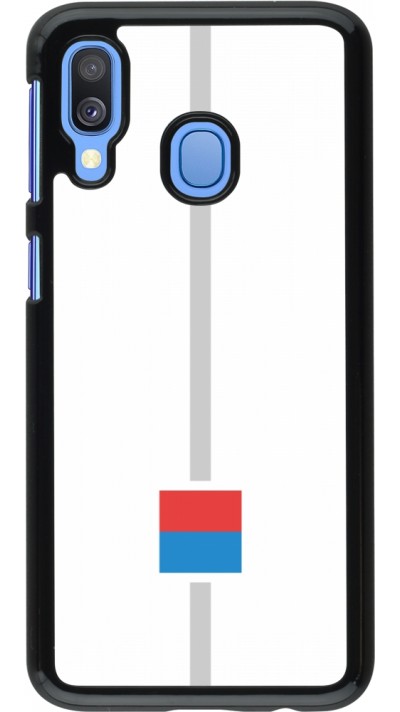 Samsung Galaxy A40 Case Hülle - Kanton TI weiss