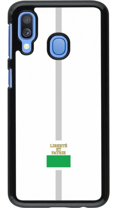 Samsung Galaxy A40 Case Hülle - Kanton VD weiss