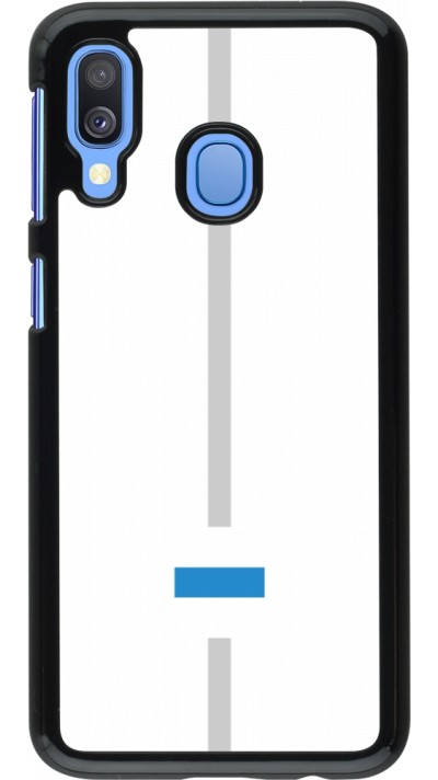 Samsung Galaxy A40 Case Hülle - Kanton ZG weiss