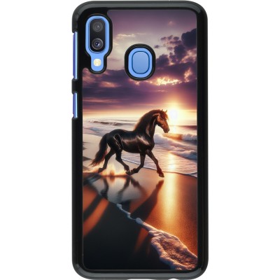 Coque Samsung Galaxy A40 - Cheval majestueux plage