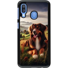 Samsung Galaxy A40 Case Hülle - Hund Land Schweiz