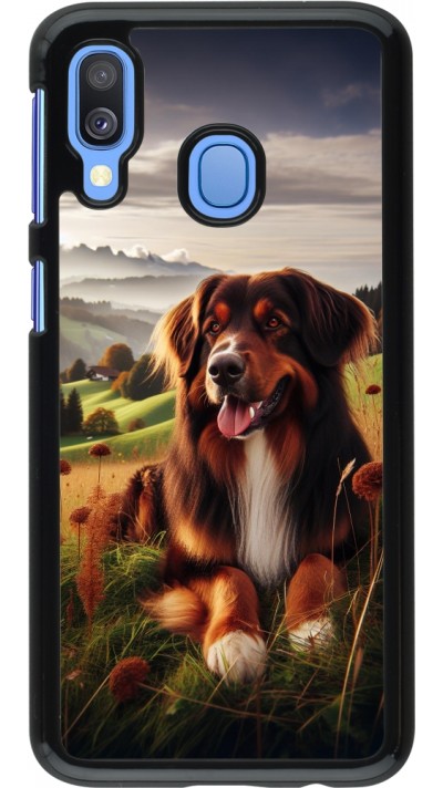 Coque Samsung Galaxy A40 - Chien Campagne Suisse