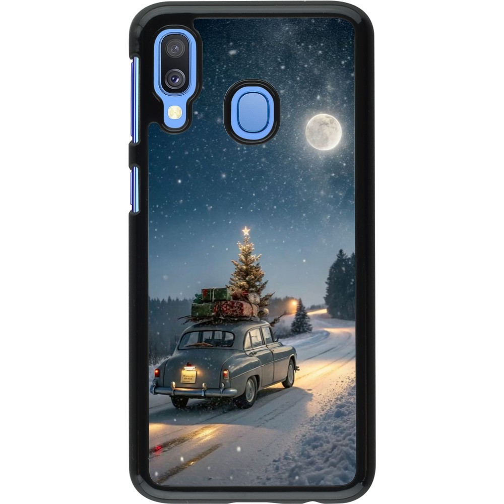 Coque Samsung Galaxy A40 - Christmas 25 Car with Tree Xmas