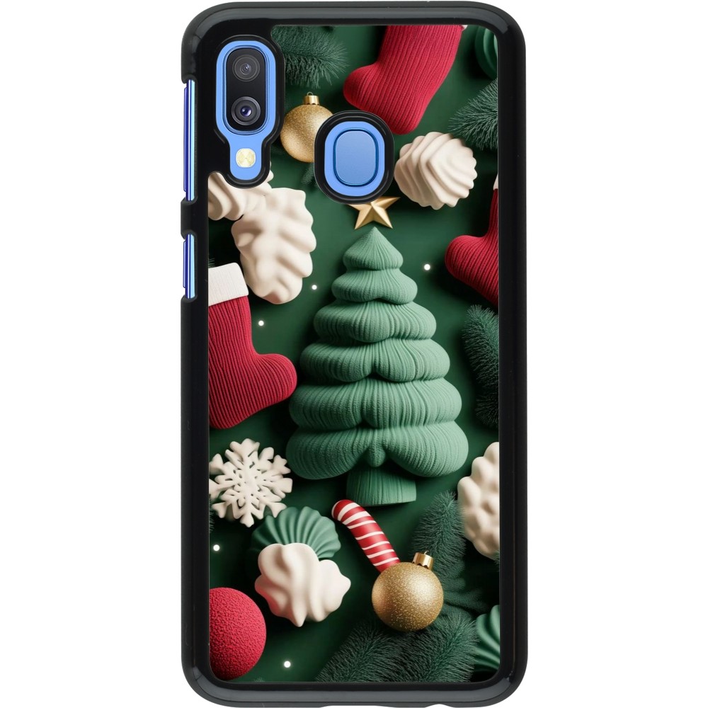 Coque Samsung Galaxy A40 - Christmas 25 Christmas textiles