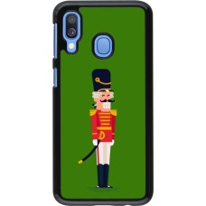 Coque Samsung Galaxy A40 - Christmas 25 Nutcracker Green