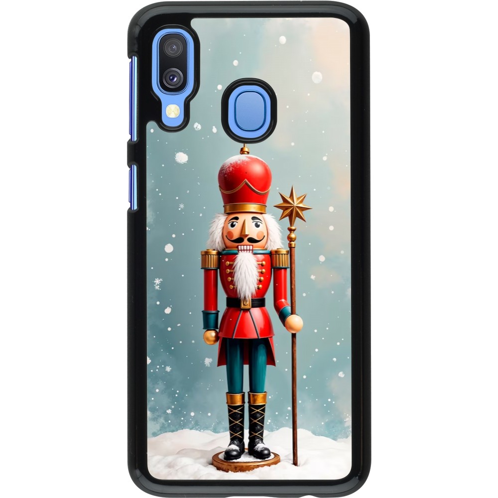 Coque Samsung Galaxy A40 - Christmas 25 Nutcracker Snow