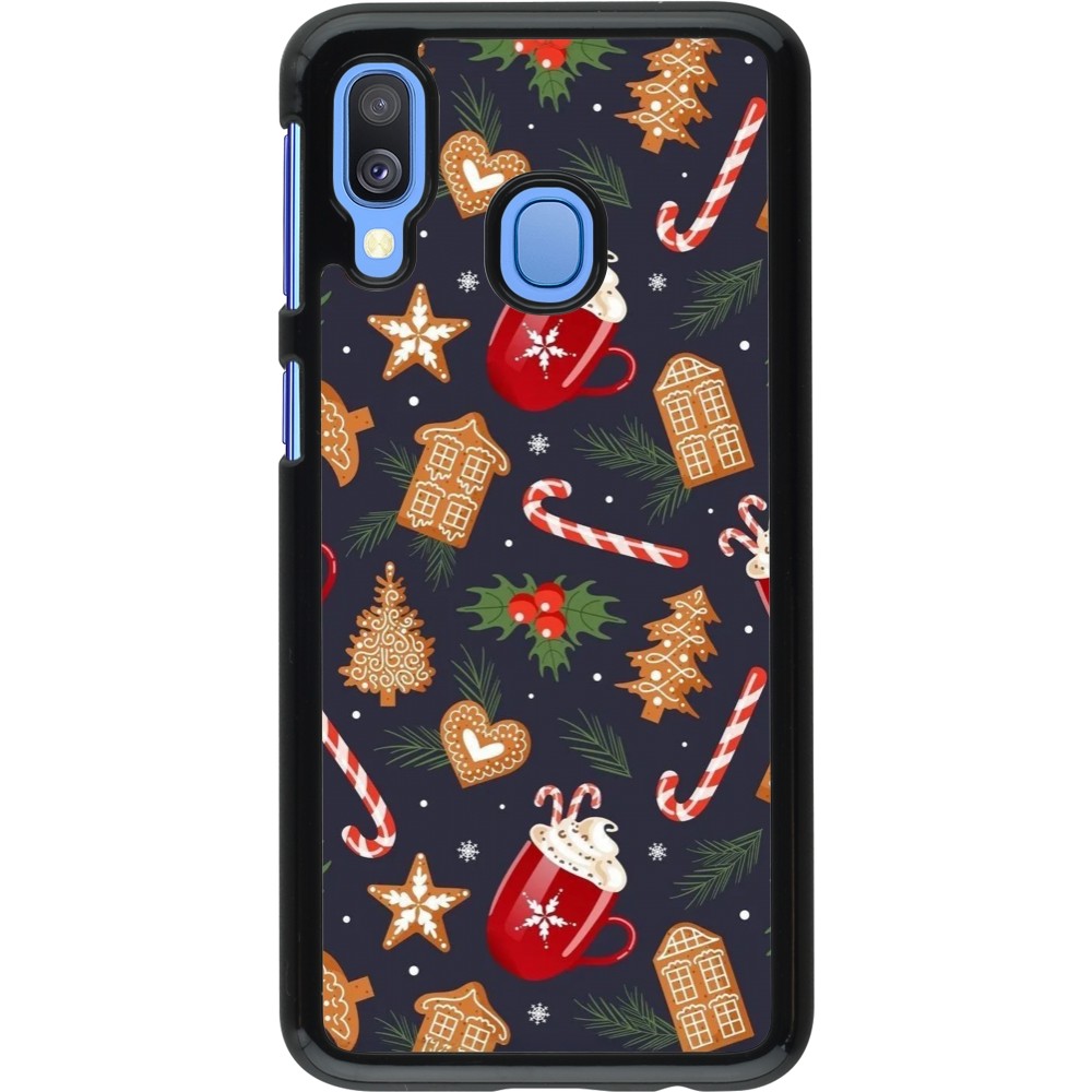 Coque Samsung Galaxy A40 - Christmas 25 Pattern Gingerbread House