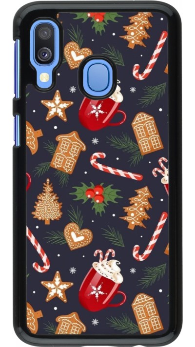 Coque Samsung Galaxy A40 - Christmas 25 Pattern Gingerbread House