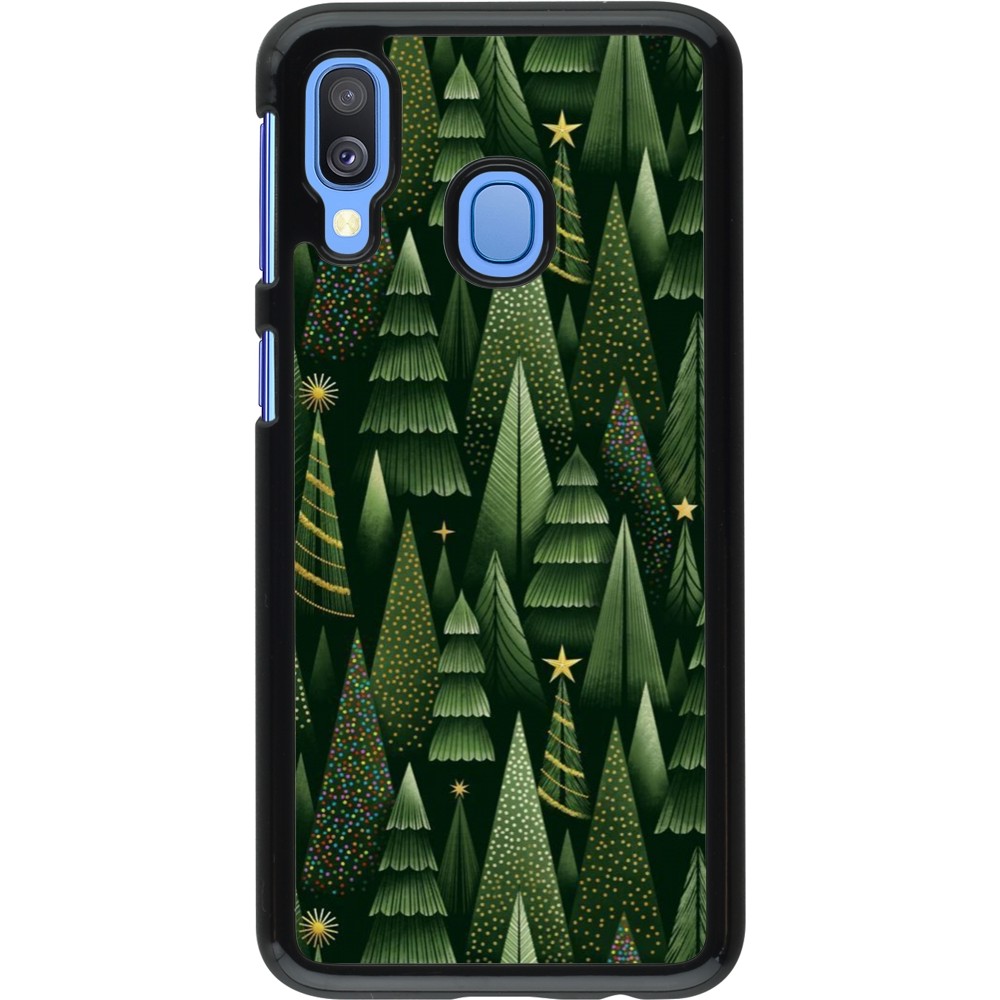 Coque Samsung Galaxy A40 - Christmas 25 Pattern Xmas Tree