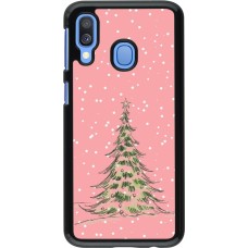 Coque Samsung Galaxy A40 - Christmas 25 Pink Tree